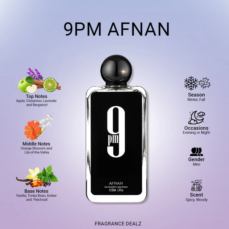 ادکلن ناین پی ام افنان (۹pm)